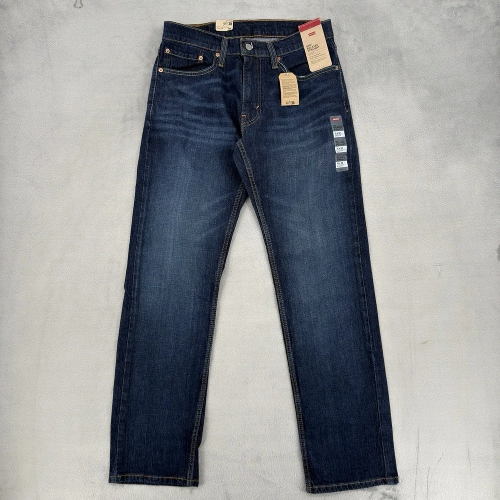 Levi's 559 Jeans Men's W31 L32 Relaxed Straight Loose Through Blue Denim NWT